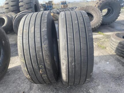 Opony używane naczepowe 385/65r22.5 Goodyear Kmax T gen2 / 9-10mm