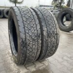  Opony używane ciężarowe napędowe 295/60R22.5 GOODYEAR KMAX D A / 7-8mm