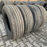  Opony używane ciężarowe naczepa przyczepa 285/70R19.5 GOODYEAR KMAX T / POGŁĘBIANY BIEŻNIK