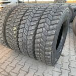  Opony używane ciężarowe napędowe budowlane 315/80R22.5 BIEŻNIKOWANA TYP FIRESTONE FD833 / 14-16mm