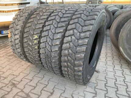  Opony używane ciężarowe napędowe budowlane 315/80R22.5 BIEŻNIKOWANA TYP FIRESTONE FD833 / 14-16mm
