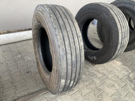  Używana opona ciężarowa prowadząca 315/80R22.5 BISON ECOWAY AZ170 / 8-10mm
