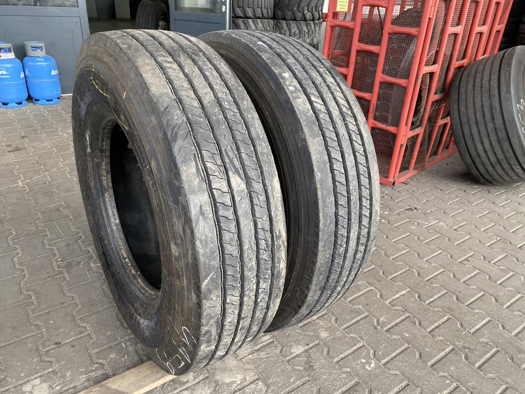 Opony ciężarowe Opona używana ciężarowa przednia 315/80R22.5 PIRELLI ITINERIS S STEER / 11-12mm