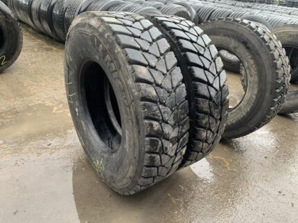 Opony używane ciężarowe napęd budowlany 315/80R22.5 BIEŻNIKOWANA TYP MICHELIN XDY3 / 14-17mm