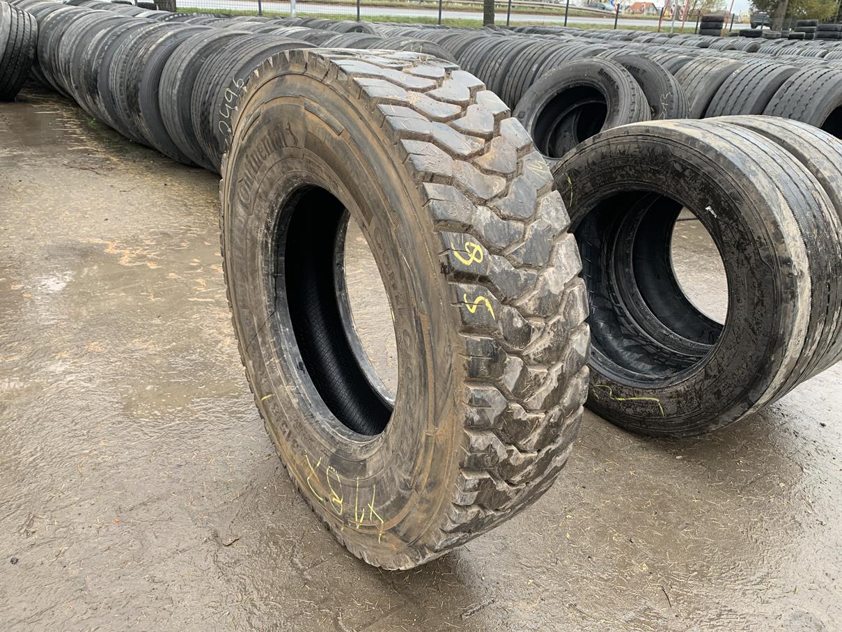 Opony ciężarowe Opona używana ciężarowa napęd budowlany 315/80R22.5 CONTINENTAL CONTI CROSSTRAC HD3 / 14-18mm