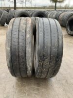 Opony używane ciężarowe przednie mega 315/60R22.5 BRIDGESTONE ECOPIA H-STEER 002 / 5-6mm