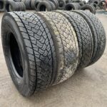  Opony używane ciężarowe napędowe 315/70R22.5 GOODYEAR KMAX D GEN-2  / 12-13mm