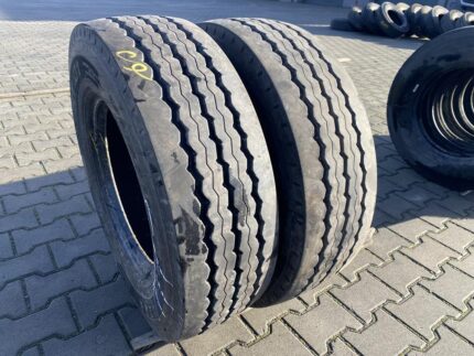  Opony ciężarowe używane naczepowe 235/75R17.5 PIRELLI ST:01 / 11-12mm