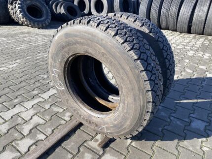 Opony ciężarowe używane napędowe 10R17.5 GOODYEAR G124 / 10-11mm