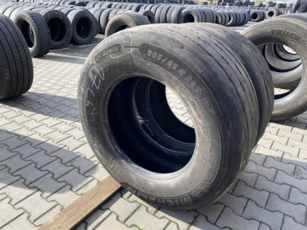 Opony ciężarowe używane naczepowe 385/55R22.5 MICHELIN X MULTI T EVOLUTION 2 / 8-11mm