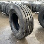  Opona używana ciężarowa naczepowa 385/65R22.5 GOODYEAR KMAX T / 17mm