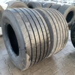  Opony używane ciężarowe naczepowe mega 435/50R19.5 GOODYEAR KMAX T GEN-2 / 10-12mm