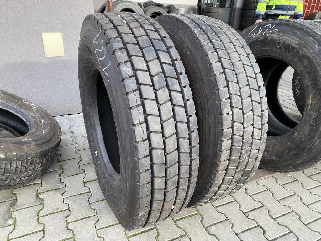 Opony ciężarowe Używane opony ciężarowe napędowe 315/80R22.5 DĘBICA DRD2 / 15-18mm