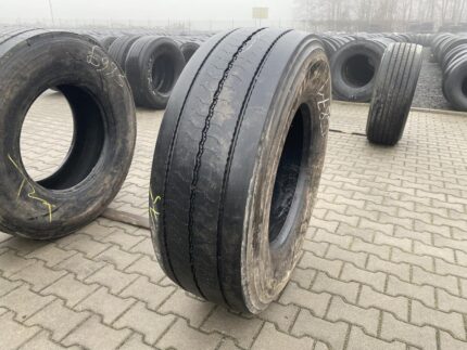  Opona ciężarowa używana prowadząca 385/65R22.5 BRIDGESTONE DURAVIS R-STEER 002 EVO / 8-9mm