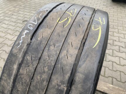 Opona ciężarowa używana naczepowa 385/55R22.5 HANKOOK E-CUBE BLUE TL20 / 9-10mm
