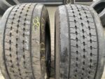Opony ciężarowe używane prowadzące 385/55R22.5 DUNLOP SP346 / 7-11mm