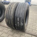  Opony używane  ciężarowe prowadzące 285/70R19.5 BRIDGESTONE R-STEER 002 / 8-10mm