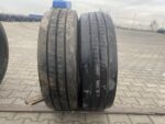 Opony używane  ciężarowe prowadzące 285/70R19.5 BRIDGESTONE R-STEER 002 / 8-10mm