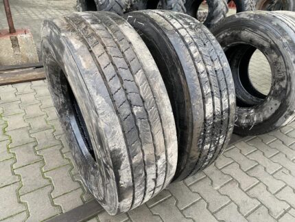  Opony ciężarowe używane prowadzące 305/70R19.5 CONTINENTAL CONTI HYBRID HS3 / 11-12mm