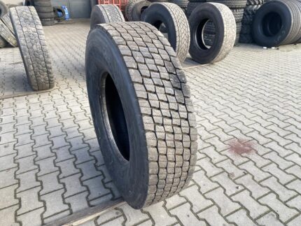Opona ciężarowa używana napędowa 315/80R22.5 BIEŻNIKOWANA MARANGONI RDR HM3 TYP KOSTKA / 19-20mm