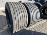 Opona ciężarowa używana naczepowa 445/45R19.5 GOODYEAR KMAX T GEN-2 / 7mm