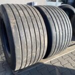 Opona ciężarowa używana naczepowa 445/45R19.5 GOODYEAR KMAX T GEN-2 / 7mm