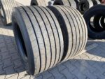 Opony ciężarowe używane naczepowe 435/50R19.5 GOODYEAR KMAX T GEN-2 / 8-9mm