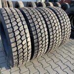  Opony ciężarowe używane napędowe budowlane 315/70R22.5 BIEŻNIKOWANE TYP MICHELIN XZY3 / 100% Bieżnika
