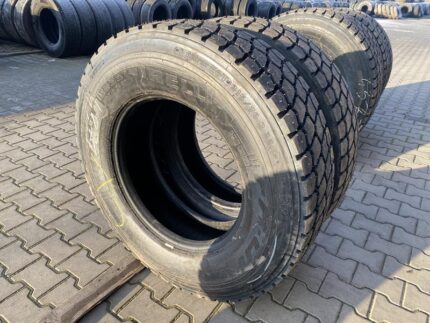Opony ciężarowe używane napędowe budowlane 315/70R22.5 BIEŻNIKOWANE TYP MICHELIN XZY3 / 100% Bieżnika