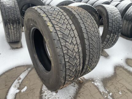 Opony ciężarowe używane napędowe 295/80R22.5 DUNLOP SP446 / 7-12mm