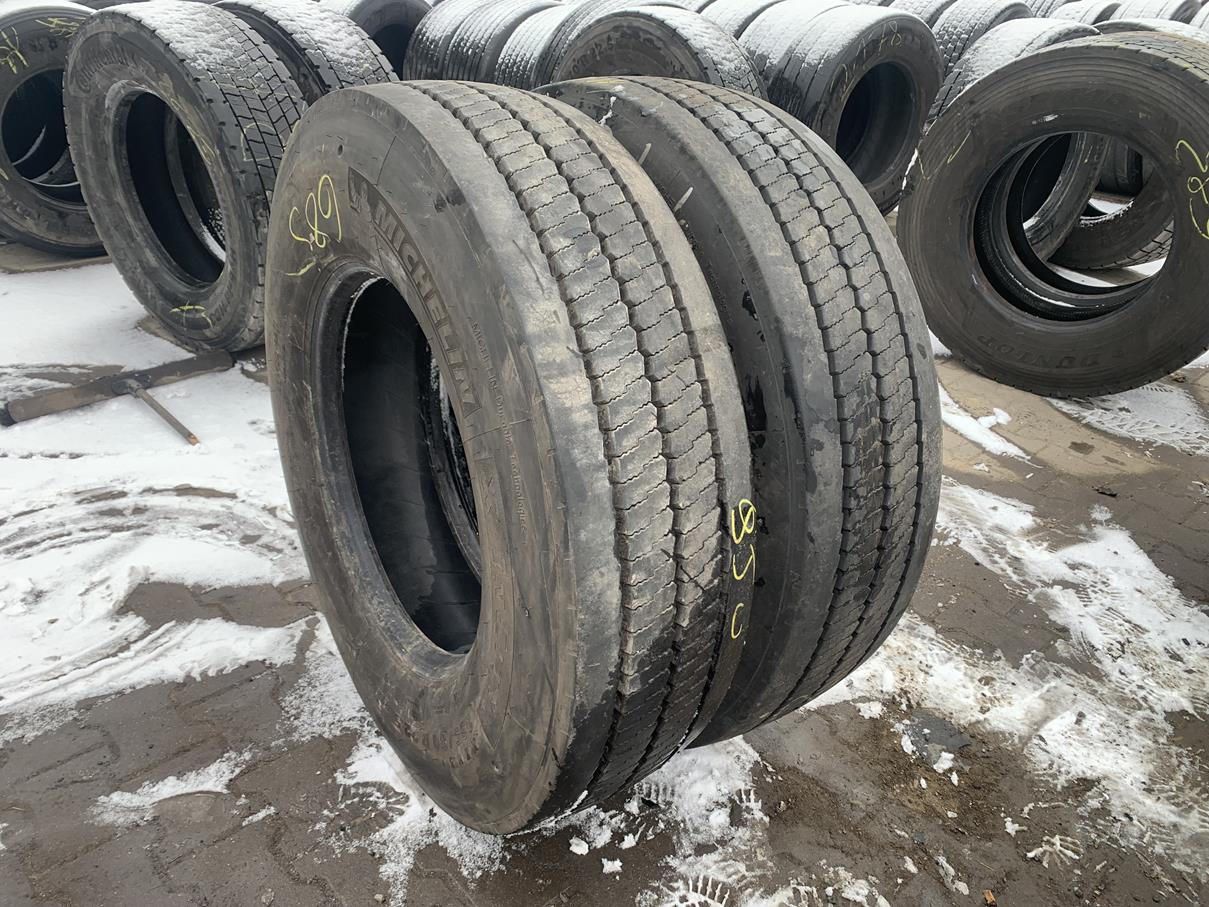 Opony ciężarowe Opony używane ciężarowe przednie autobus 295/80R22.5 MICHELIN X INCITY XZU3+ / 11-13mm