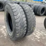  Opony używane ciężarowe napędowe budowlane 315/80R22.5 BERLINER B228 / 8-12mm