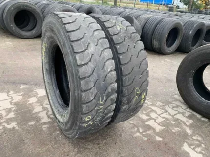  Opony używane ciężarowe napędowe budowlane 315/80R22.5 BERLINER B228 / 8-12mm