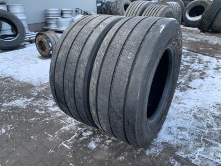 Opony używane ciężarowe przednie 385/55R22.5 BRIDGESTONE ECOPIA H-STEER 002 / 9-10mm