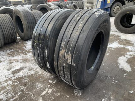 Opony używane ciężarowe przednie 385/65R22.5 BRIDGESTONE DURAVIS R-STEER 002 / 10-12mm