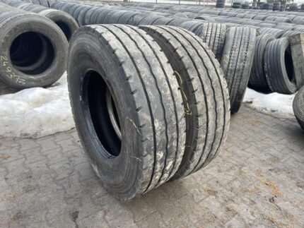 Opony używane ciężarowe przednie budowlane 315/80R22.5 GOODYEAR OMNITRAC S HEAVY DUTY / 9-12mm