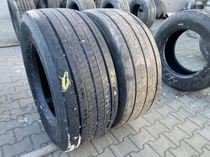 Opona ciężarowa używana przednia 385/55R22.5 PIRELLI H02 PROFUEL STEER / 9-10mm