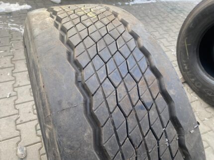 Opona używana ciężarowa 385/65R22.5 BIEŻNIKOWANA TYP BRIDGESTONE DURAVIS R-TRAILER 002 14mm