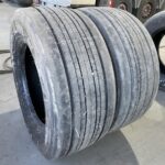  Opony ciężarowe używane prowadzące 385/55R22.5 BRIDGESTONE ECOPIA STEER ENLITEN / 8-9mm