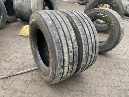 Opony używane ciężarowe przednie 245/70R17.5 BRIDGESTONE R-STEER 002 / 9-10mm