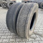  Opony ciężarowe używane prowadzące 315/80R22.5 BRIDGESTONE DURAVIS R-STEER 002 / 13-14mm