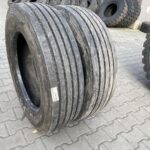  Opony ciężarowe używane prowadzące 255/70R22.5 HANKOOK AL10 E-CUBE / 12mm