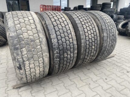 Opony ciężarowe używane prowadzące 385/55R22.5 GOODYEAR ULTRA GRIP WTS / 11-12mm