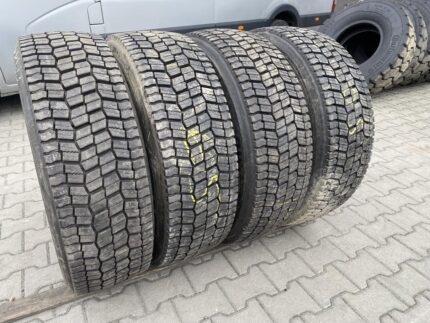 Opony używane ciężarowe napędowe 295/60R22.5 BIEŻNIKOWANA RECAMIC TYP MICHELIN XW4S / 15-16mm