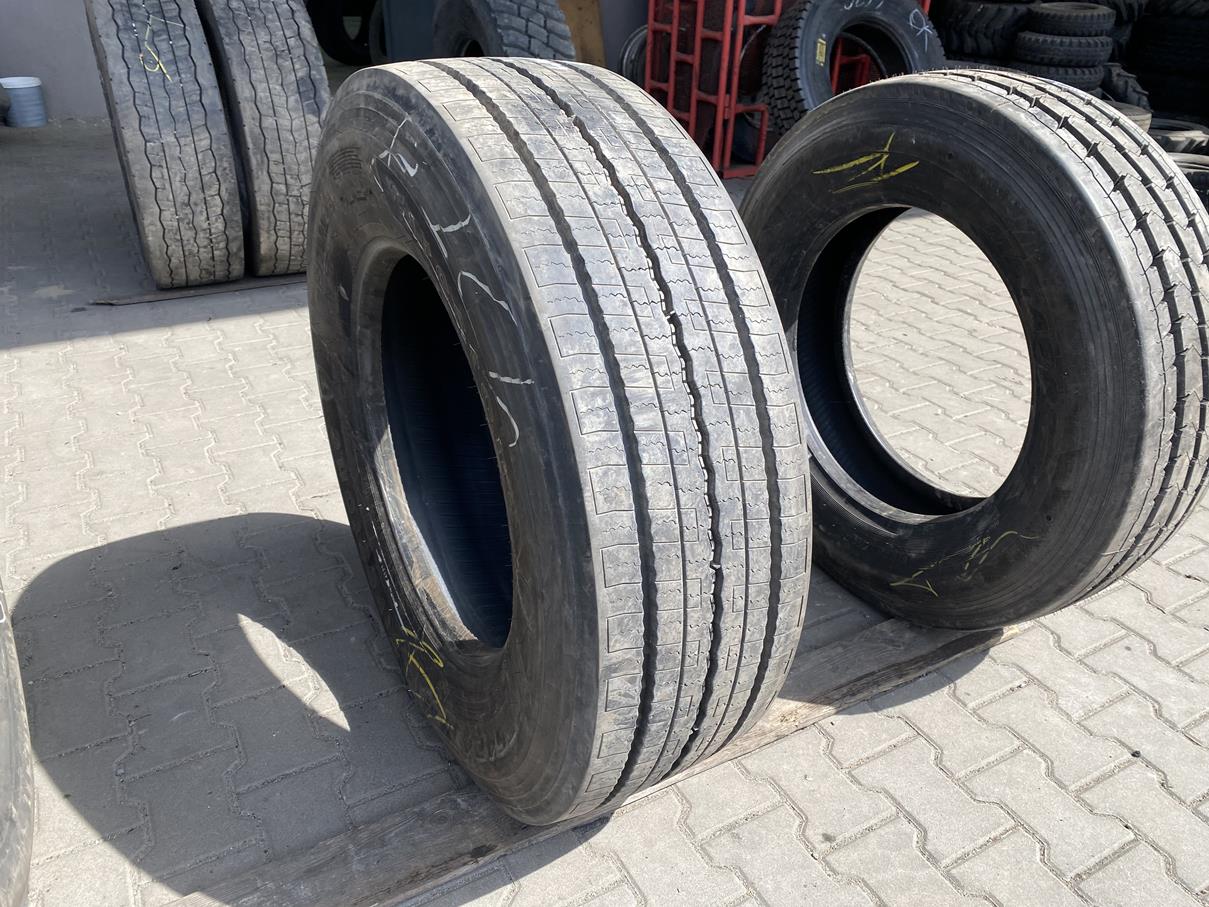 Opona ciężarowa używana prowadząca 315/70R22.5 FIRESTONE FS424 ENLITEN / 13mm Opona ciężarowa używana prowadząca 315/70R22.5 FIRESTONE FS424 ENLITEN / 13mm