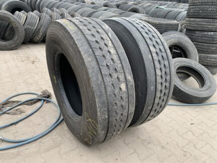 Opony używane ciężarowe przód 385/65R22.5 GOODYEAR KMAX S GEN-2 / 11-12mm