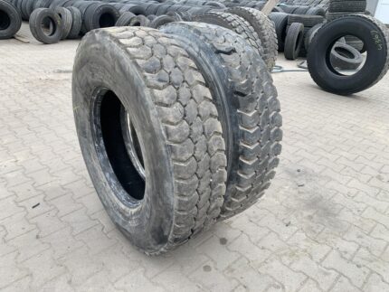 Opony używane ciężarowe napędowe budowlane 315/80R22.5 BIEŻNIKOWANA TYP GOODYEAR OMNITRAC MSD / 15-18mm