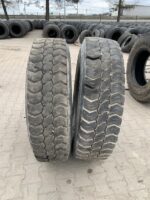 Opony używane ciężarowe napędowe budowlane 315/80R22.5 BIEŻNIKOWANA TYP GOODYEAR OMNITRAC MSD / 15-18mm