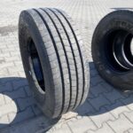  Opona ciężarowa używana prowadząca 265/70R17.5 DUNLOP SP344 / 11-12mm