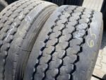 Opony używane ciężarowe naczepowe 385/65R22.5 ROADX DX671 / 14-15mm